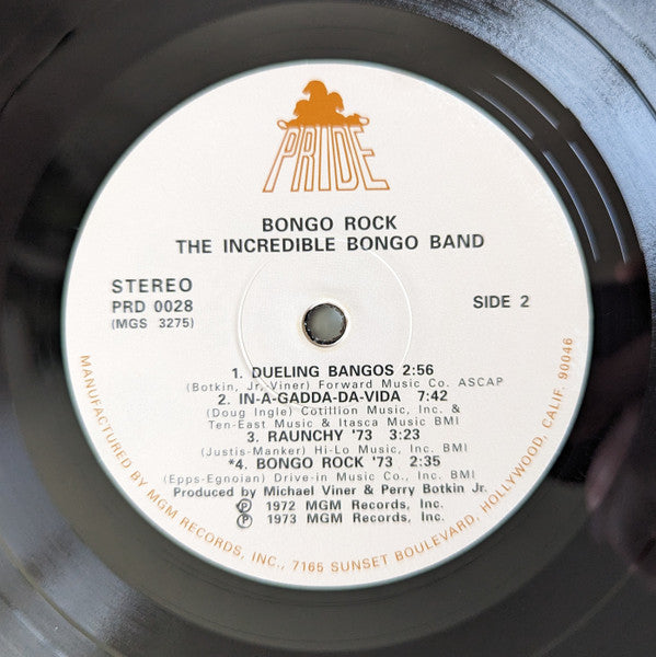 Incredible Bongo Band "Bongo Rock" (50th Anniversary Edition)