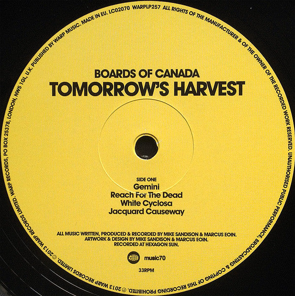Boards Of Candada "Tomorrow's Harvest"
