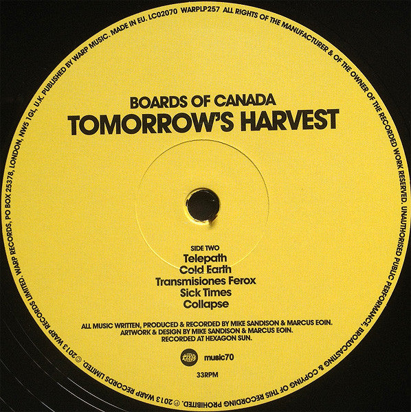 Boards Of Candada "Tomorrow's Harvest"