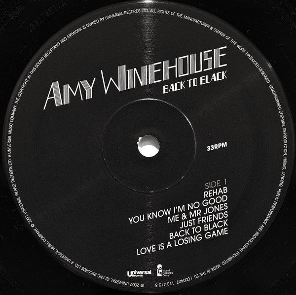 Amy Winehouse "Back To Black"