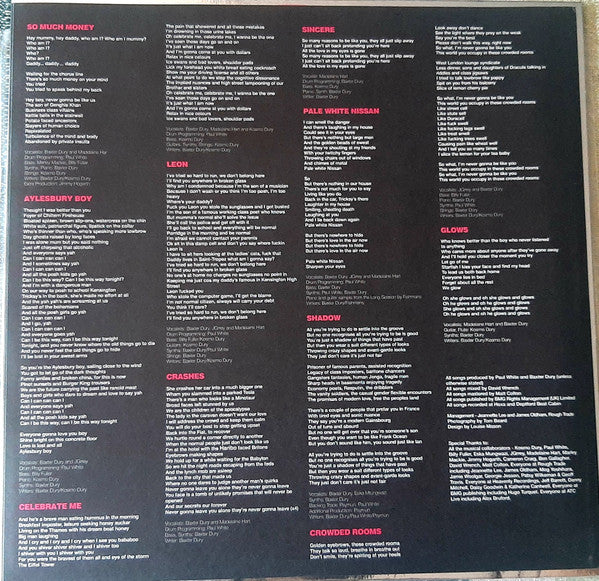 Baxter Dury "I Thought I Was Better Than You" (Pink Vinyl)