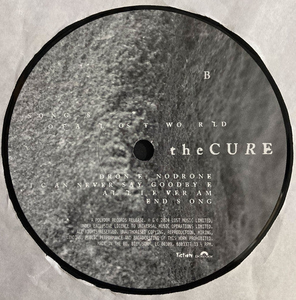 The Cure "Songs Of A Lost World"