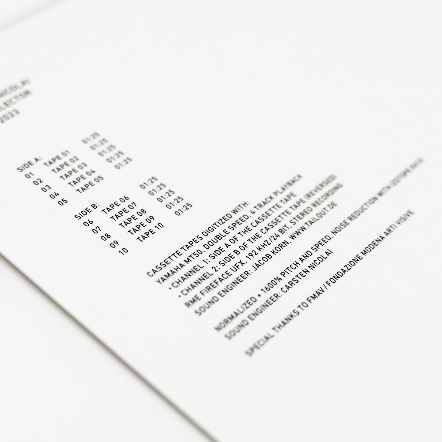 Carsten Nicolai "Ray Collector"