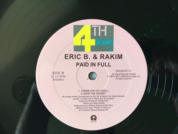 Eric B & Rakim "Paid In Full"