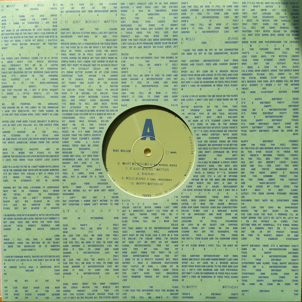 Mac Miller "Faces" (Yellow Vinyl)
