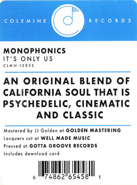 Monophonics " It's Only Us"