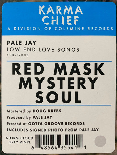Pale Jay "Low End Love Songs" (Grey Colored Vinyl)