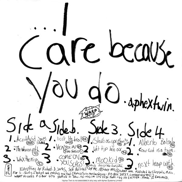 Aphex Twin "I Care Because You Do"