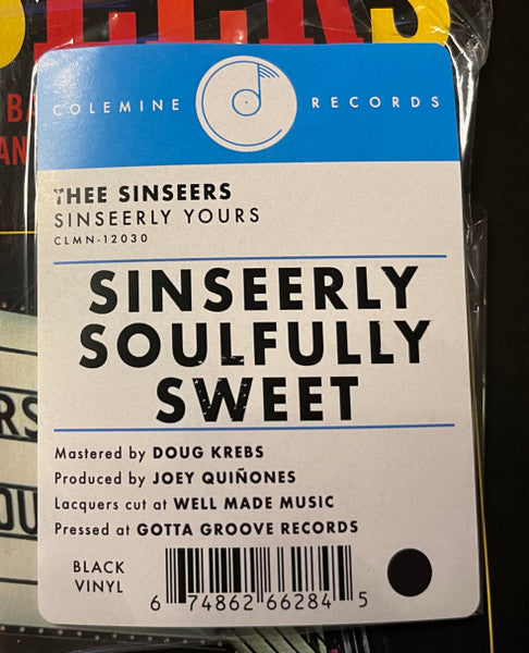 Thee Sinseers "Sinseerly Yours"