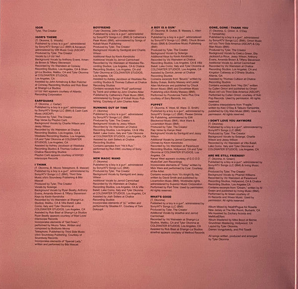 Tyler The Creator "Igor"