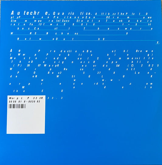 Autechre "Quaristice"