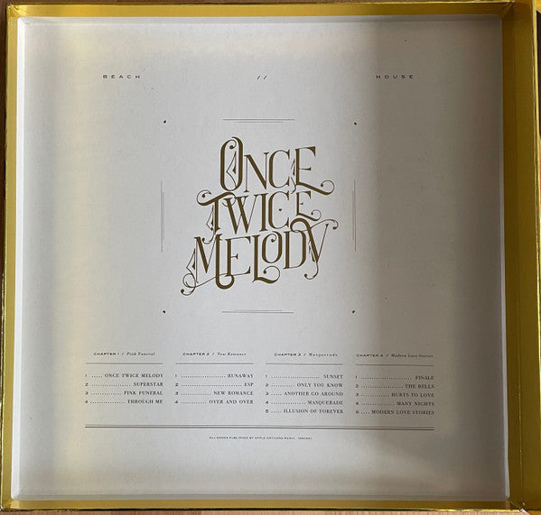 Beach House "Once Twice Melody" (Box-Set Gold & Clear)