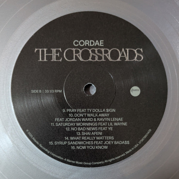 Cordae "The Crossroads" (Silver Colored Vinyl)