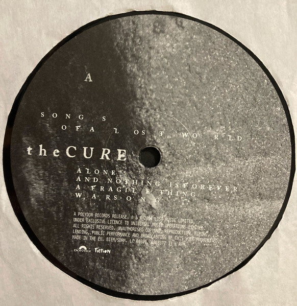 The Cure "Songs Of A Lost World"