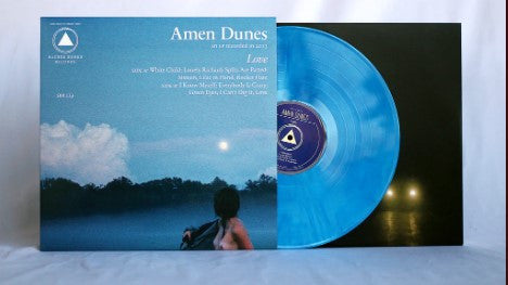 Amen Dunes "Love" (blue and white marbled vinyl)