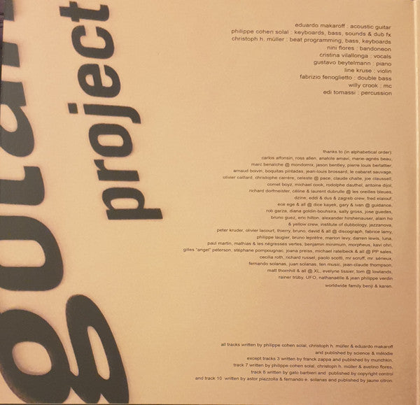 Gotan Project "La Revanche Del Tango"