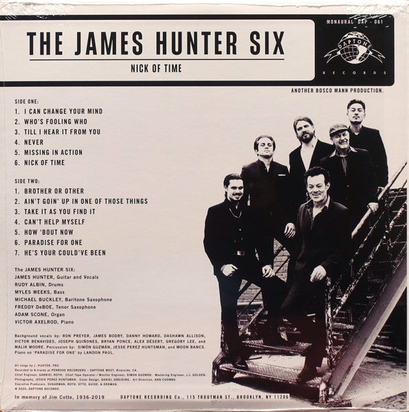 The James Hunter Six "Nick Of Time" (Mono Version)
