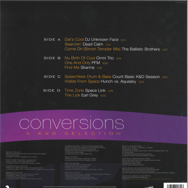 Kruder & Dorfmeister "Conversions" A K&D Selection