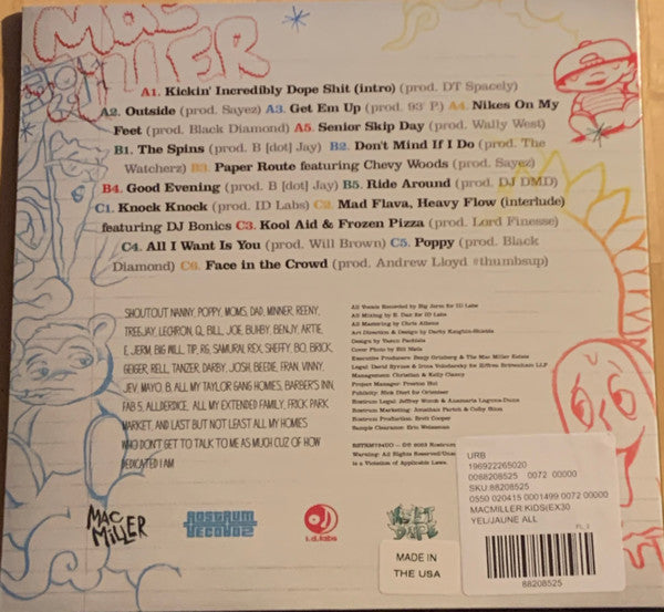 Mac Miller "K.I.D.S." (Kickin Incredibly Dope Shit)