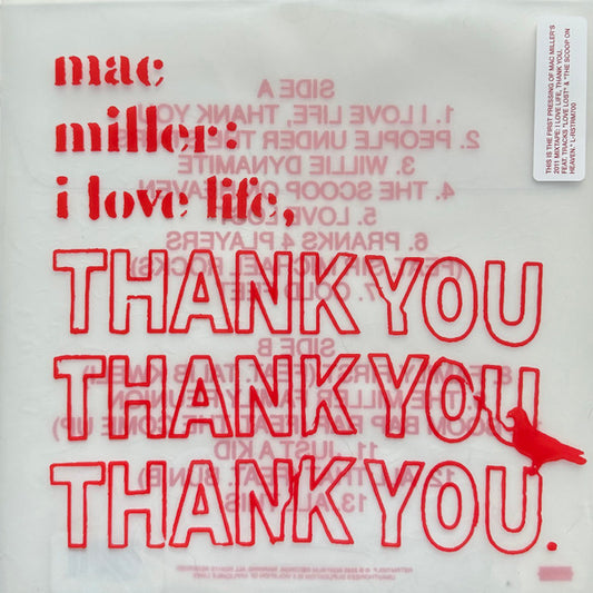 Mac Miller "I Love Life, Thank You" (clear vinyl)