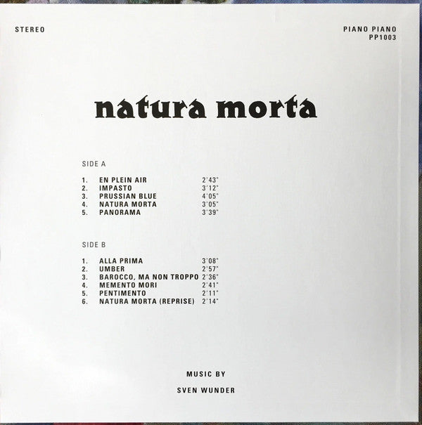 Sven Wunder "Natura Morta" (Repress)
