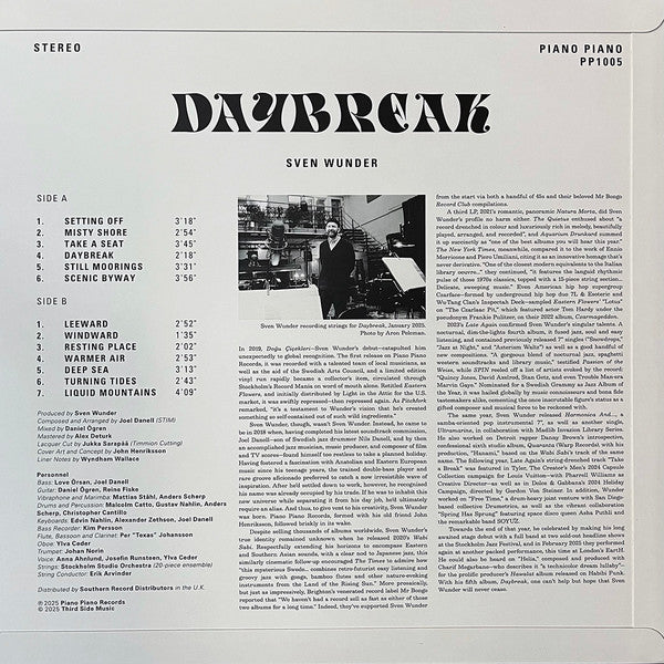 Sven Wunder "Daybreak" (JETZT VORBESTELLEN !!!)