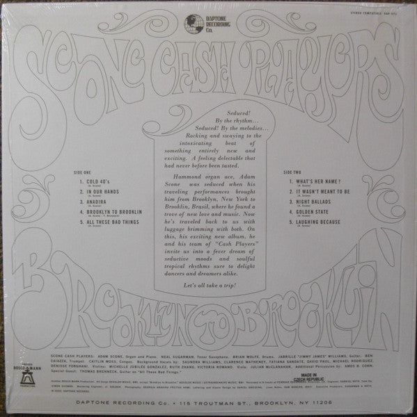 Scone Cash Players "Brooklyn To Brooklyn"