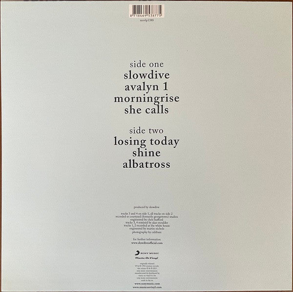 Slowdive "Blue Day" (Reissue, 180 Gram)