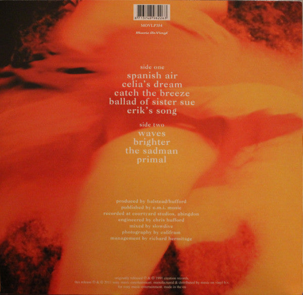 Slowdive "Just For A Day"  (Reissue, 180 Gram)