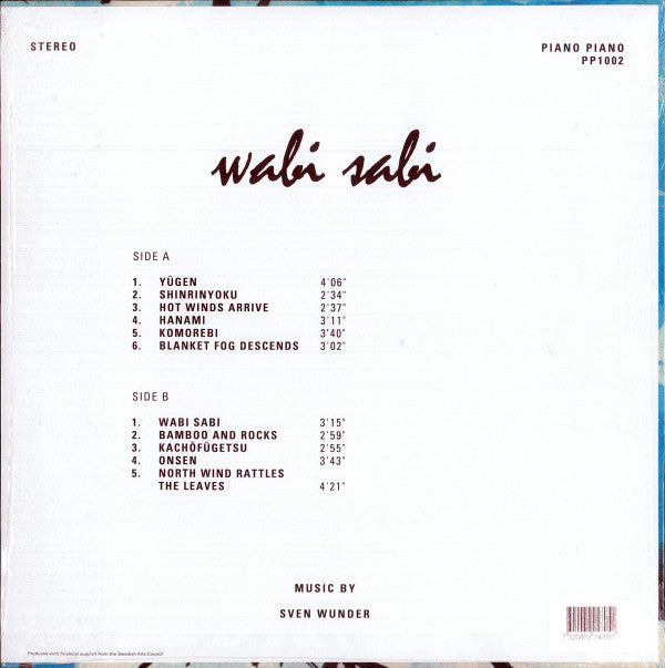 Sven Wunder "Wasabi-Sabi" (Repress)